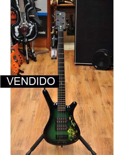 Warwick Corvette $$ SE Green Dragon 5